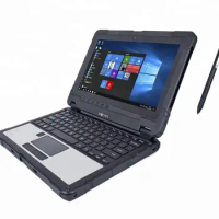 Cheapest Factory 11.6 inch Window 10 Barcode Fingerprint Rugged Laptop 2.4Ghz Rugged Notebook Computer 4G + 128G Rugged Notbook