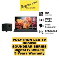 POLYTRON 43BG5058 HD GOOGLE TV SOUNDBAR 43 inch