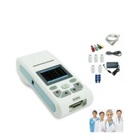 Touch screen Electrocardiograph CONTEC ECG90A 12-lead ECG&amp;EKG Machine Sync PC Software