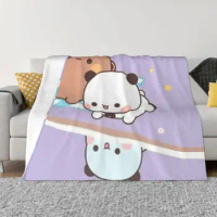 Bubu Dudu Cartoon Blanket Flannel Cute Cozy Soft FLeece Bedspread