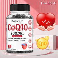 Koenzim Q10 200mg Kapsul Lembut - Kadar penyerapan tinggi Koenzim Q10 - Menyokong kesihatan jantung