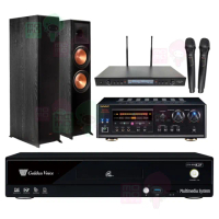 【金嗓】CPX-900 K2F+DSP-A1II+SR-889PRO+R-800F(4TB點歌機+擴大機+無線麥克風+喇叭)