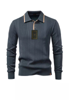 Twenty Eight Shoes 修身針織Polo衫 AX-PSD6119