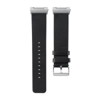 Watchbands Band Strap for Fitbit Ionic Leather Band Replacement Accessory Band Bracelet Strap Black