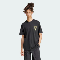 【adidas 愛迪達】短袖上衣 男 亞規 Q12 TS STREET B 黑 JP2672