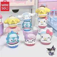 MINISO Sanrio Family Cradle Dreamland Series Stacked Pleasure Blind Box Kawaii Hello Kitty Model Children's Toys Birthday Gift