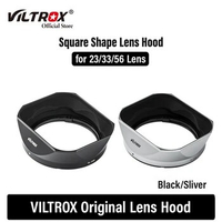 Viltrox 23mm 33mm 56mm F1.4 Original Square Shape Lens Hood Metal Retro 52mm for Sony E Fuji X Nikon Z Mount Camera Lens