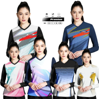 Winstorm Lengan Panjang Baju Olahraga Cewe Premium Dewasa Jersey Badminton Wanita Koas Voli Print Sp