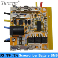 18650 Lithium Battery BMS 5S 18V 21V 18A 18V Screwdriver Battery Shura Charger Protection Board for makiita dewelt screwdriver