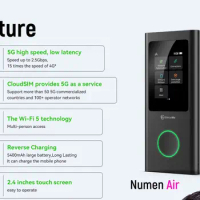 GlocalMe U50 Numen Air 5G Global Frequency Portable WiFI support 120+ country data no roaming