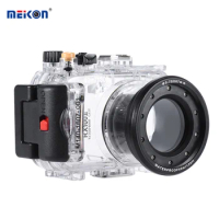 Meikon 40M Underwater Waterproof Camera Case Scuba Diving Housing for Sony DSC-RX100 II RX100 II Mark 2 Camera