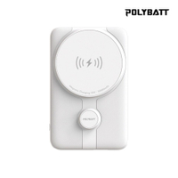 POLYBATT10000mAh磁吸帶Type-C線行動電源MD1008-2C-白【最高點數22%點數回饋】
