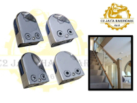 Glass Bracket Balustrade Glass Holder Glass Clamb Glass Clip Pengapit Kaca Stainless Steel ( Flat / 