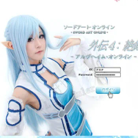 SAO Sword Art Online ALfheim Online Asuna Yuuki/Kirito/Leafa cosplay elf ears