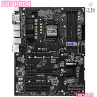 For Asrock Z87 PRO4 Motherboard 32GB 2*PCI LGA 1150 DDR3 ATX Z87 Mainboard 100% Tested Fully Work