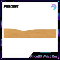 Feker Alice98 Alice80 Keyboard Wrist Rest Oak Mahogany Wood Hand Support Protection Arm Holder Gamer