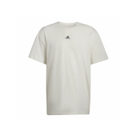 Adidas 短袖上衣 Essentials Feelvivid Drop 男款 米白 T恤 短T 落肩 愛迪達 HE4368