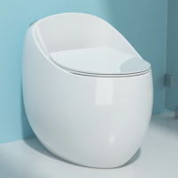 High Quality Water-Saving Integrated Egg Shaped Water Closet Ceramic Bathroom Toilet