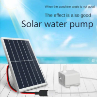 Solar Water Pump Water Circulation System Fish Pond Filter Fountain Small Automatic Launching Fish Tank Circulation Pump Pond