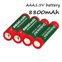 New AA rechargeable battery 9800mah/8800mah 1.5V New Alkaline Rechargeable batery for led light toy mp3 with charger