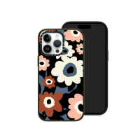 【Casetify】iPhone 14 Pro Max 耐衝擊透黑-罌粟花(支援無線充電)
