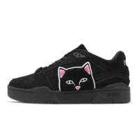 Puma X Ripndip 休閒鞋 Slipstream 男鞋 女鞋 黑 白 中指貓 聯名 皮革 情侶鞋 39353802