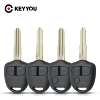 KEYYOU 2/3 Buttons Remote Car Key Shell Case MIT11/MIT8 For Mitsubishi Pajero Sport Outlander Grandis ASX