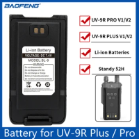 Baofeng UV-9R Pro Li-ion Battery for Baofeng Waterproof UV9R Plus Walkie Talkie UV9R Pro UV-XR Handheld Ham Two Way Radio