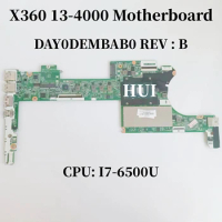 DAY0DEMBAB0 Mainboard For HP Spectre X360 13 4000 13 4172NA Laptop Motherboard CPU:I7-6500U SR2EZ RAM:16GB 861993-601 861993-501