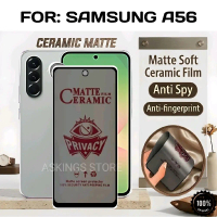 Antigores privasi Ceramic Matte untuk Samsung A56 Tempered glass Privacy Meramic Matte Anti Spy Anti