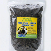 Sukmo Kencono 1 Kg Kohe Ayam & Sekam Fermentasi Siap Pakai Cocok Untuk Pupuk Organik Tanaman Dan Bun