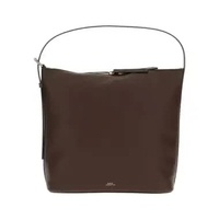 A.P.C. Vera Square Shoulder Bag Brown Brown