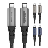 【SAVEWO 救世】ProCable 極速全能線 240W 雙USB-C 40Gbps PD 快充線 傳輸線(100cm)