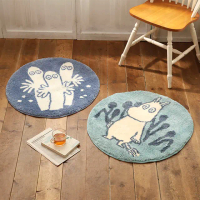 Moomin造型腳踏墊- Norns Original Design 嚕嚕米 姆明 溜溜們 吸水踏墊 防滑植絨腳踏墊 地墊-姆明