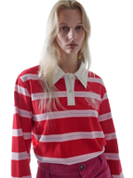 Vintage Rugby Shirt Stripe Red