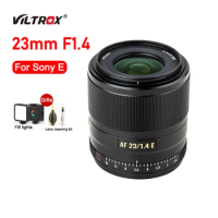 VILTROX 23mm f1.4 Auto Focus lens APS-C Compact Large Aperture Lens for Sony E-mount Camera A7S A6000 A6300 A6600 A7 A9 A7R