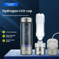 Hydrogen Water Purifier Portable Hydrogen Water Bottle Generator for Travel Exercise Quick Electrolysis Ionizer Cup Hydrogen