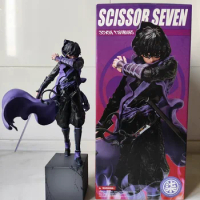New Cartoon Scissor Seven 567 Pvc Figure Gk Model Display Statue Official Anime Cute Cosplay Gift Toy Halloween Gift Cool