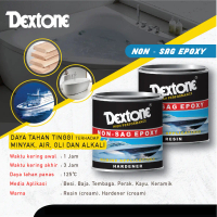 DEXTONE Epoxy Glue Non Sag 400gr / lem kapal / lem dempul / lem serbaguna
