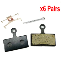 6 PAIRS Bicycle RESIN DISC BRAKE PADS FOR G01S G02S G03S G02A Shimano XT XTR SLX Deore M785 M666 BR-M9000 BR-M785 M6000 RS785