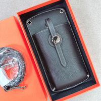 Genuine Leather Phone Crossbody Bag For Women Luxury Fashion Slim Mini Purses And Handbags Mobile Shoulder Wallet Messenger Bags