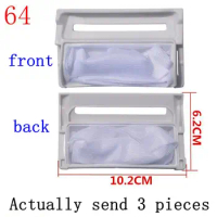 3PCS Suitable for LG washing machine accessories filter bag 5231FA2239N-2S.W.96.6 filter box Filter mesh bags parts