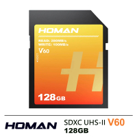 【Homan】SDXC UHS-II V60 128GB 記憶卡--公司貨