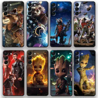 Guardians Of The Galaxy Phone Case For Samsung Galaxy S23 S22 S21 S20 Ultra Plus S20 S21 FE S10 S10e S7 S8 S9 5G Silicone Shell
