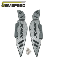 SEMSPEED XMAX Modified CNC Motorcycle Footrest Foot Pedal Plate Mats Foot-pads For Yamaha XMAX 250 300 400 2017-2023 2024