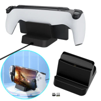 Controller Charging Station with Type-C Adapter Charging Dock Charging Docking Station for PS5 Portal Remote Player