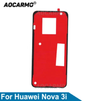 Aocarmo For Huawei Nova 3i Back Frame Battery Cover Adhesive Rear Door Sticker Glue Tape