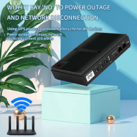 10400mAh Mini Portable UPS Backup Power Adapters Large Capacity Uninterruptible Power Supply 5V 9V 12V for WiFi Router