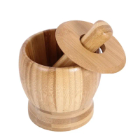 【研磨高手】帶蓋手動搗蒜器附磨棒(蒜泥 搗辣椒 花椒 香料 磨粉 搗擂缽 臼搗碎 搗藥 擂缽 廚房 DIY 料理)
