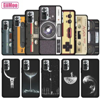 EiiMoo Phone Case For Redmi Note 10 4G Redmi Note 10 5G Cute Cartoon Pattern For Redmi Note 10 Pro TPU Matte Thin Back Cover